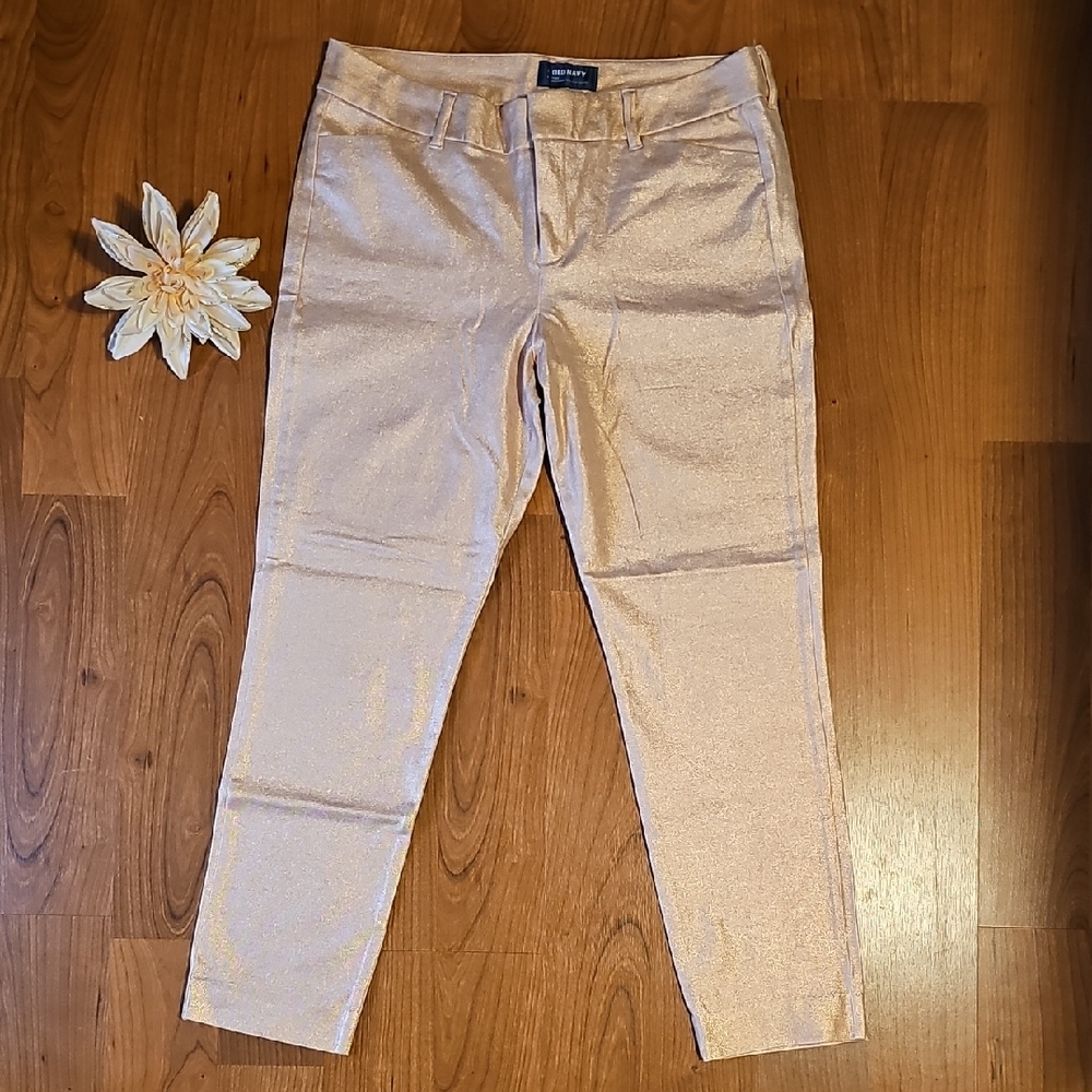 Old Navy Pink Shimmer Pixie Pants Size 12